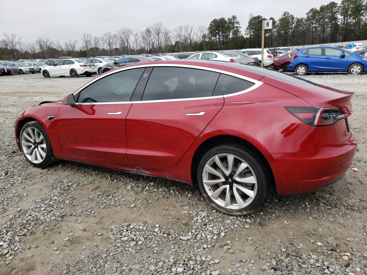 2019 Tesla Model 3 VIN: 5YJ3E1EAXKF536836 Lot: 70505123