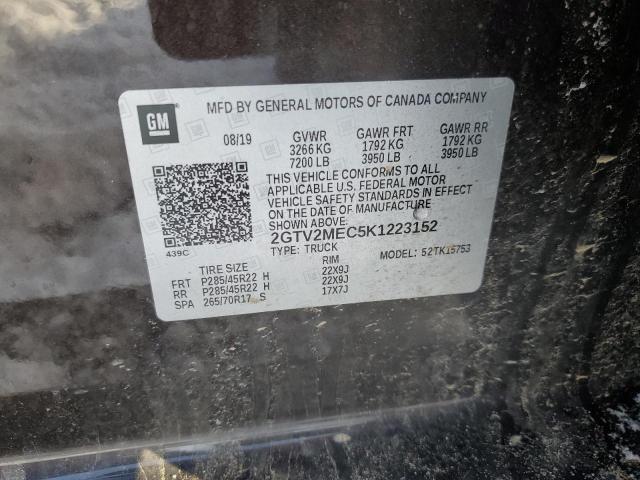 2GTV2MEC5K1223152 GMC Sierra Limited K1500 Sle