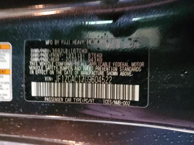 JF1ZCAC17G9604522 Subaru BRZ