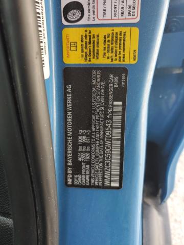 WMWZC3C59GWT09543 Mini Cooper