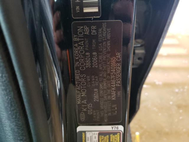 KNAFK4A67F5401665 KIA FORTE LX