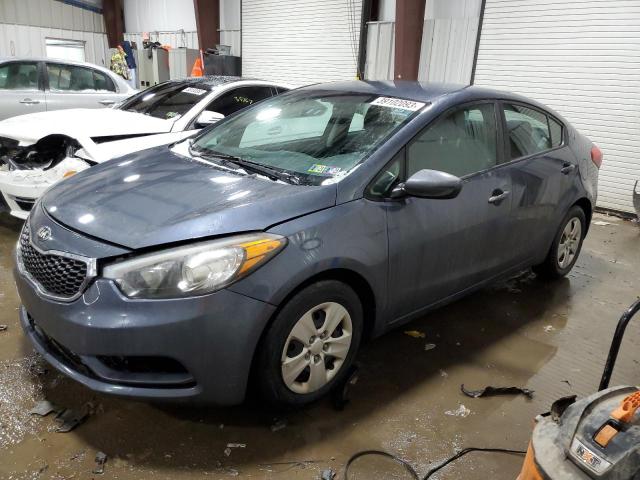Salvage cars for sale from Copart West Mifflin, PA: 2014 KIA Forte LX