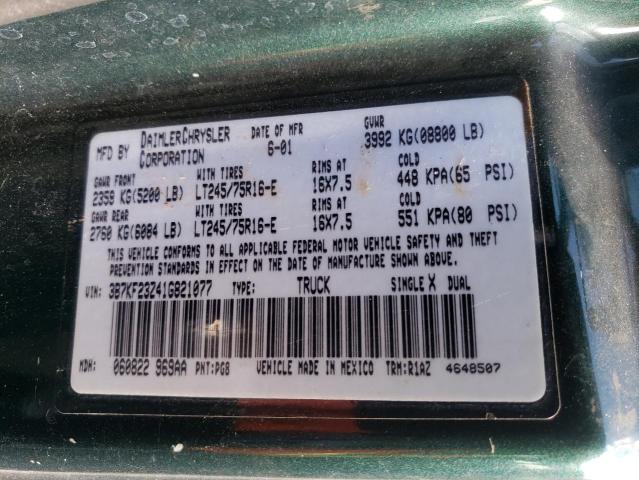 3B7KF23Z41G821077 Dodge RAM 2500