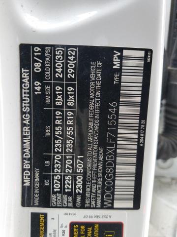 2020 MERCEDES-BENZ GLC 300 - WDC0G8DBXLF715546