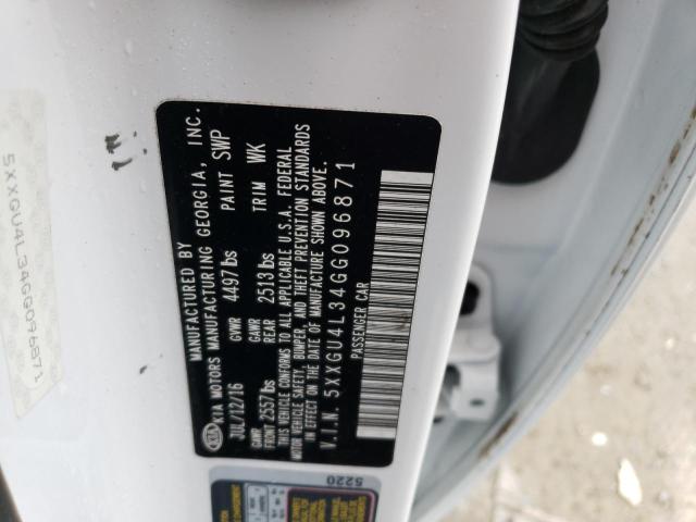 5XXGU4L34GG096871 KIA OPTIMA EX