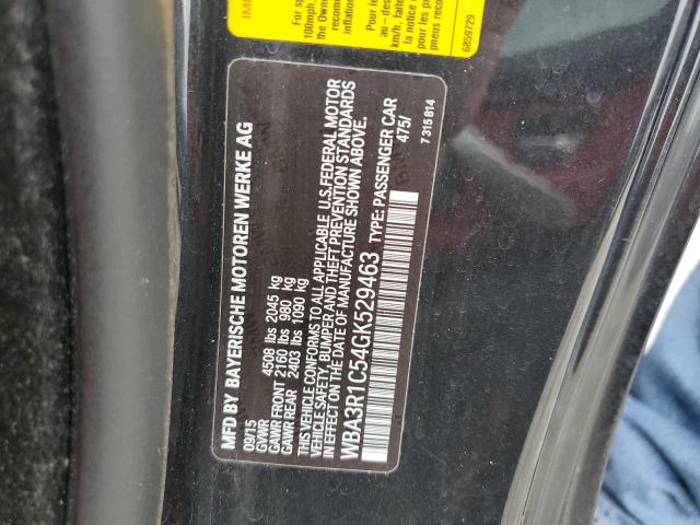 2016 BMW 435 I WBA3R1C54GK529463