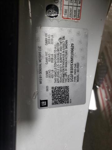 2021 CHEVROLET CAMARO LS - 1G1FB1RSXM0106629