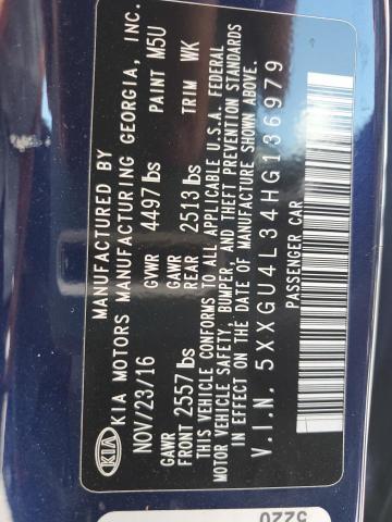 5XXGU4L34HG136979 KIA Optima