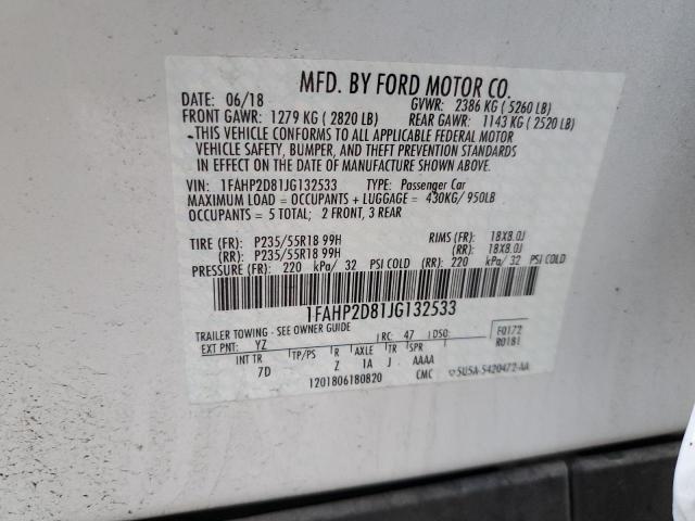 2018 FORD TAURUS SE - 1FAHP2D81JG132533