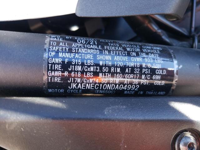 2022 KAWASAKI EN650 C - JKAENEC10NDA04992