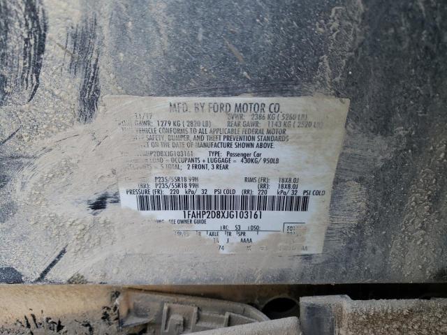 2018 FORD TAURUS SE - 1FAHP2D8XJG103161