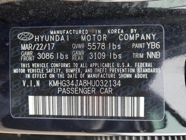 2017 GENESIS G90 PREMIU KMHG34JA8HU032134