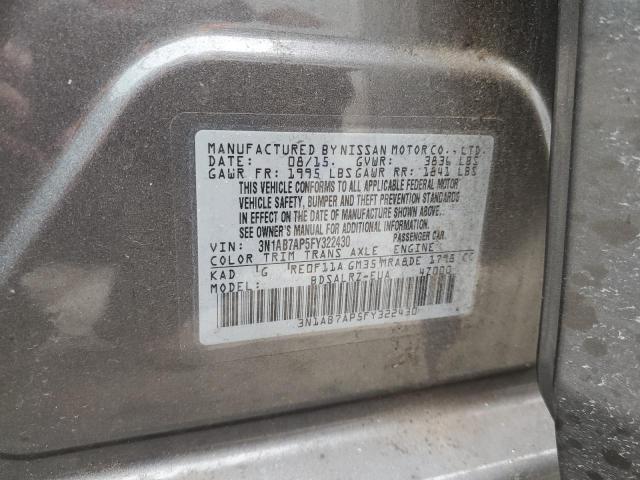 2015 NISSAN SENTRA S 3N1AB7AP5FY322430