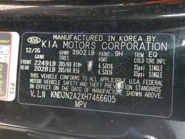 KNDJN2A2XH7466605 KIA SOUL