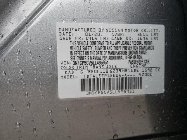 2020 NISSAN KICKS SV - 3N1CP5CV5LL495951