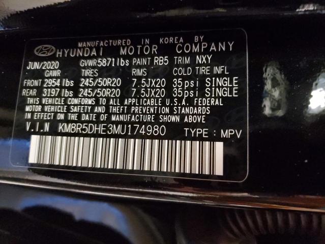 2021 HYUNDAI PALISADE L - KM8R5DHE3MU174980