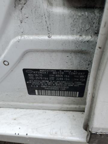 2016 HYUNDAI AZERA LIMI - KMHFH4JG9GA532868