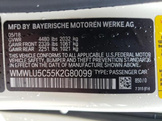 WMWLU5C55K2G80099 Mini Cooper