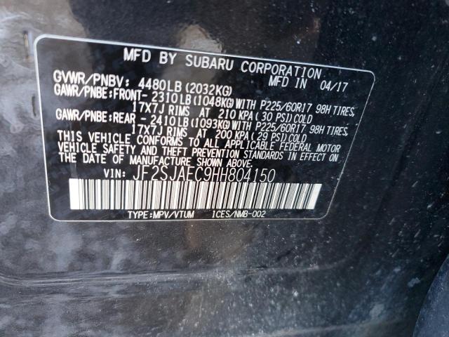 JF2SJAEC9HH804150 Subaru Forester 2.5i Premium
