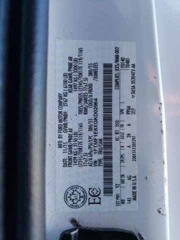 2016 FORD F150 - 1FTMF1E8XGKD02964