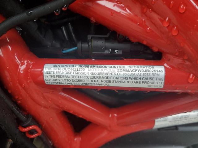 2018 DUCATI MONSTER 12 - ZDMMACFW9JB025145