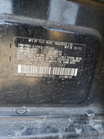 JF1GPAL67CH220683 Subaru Impreza Sport Premium