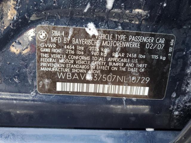WBAVA37507NL10729 BMW 328 I