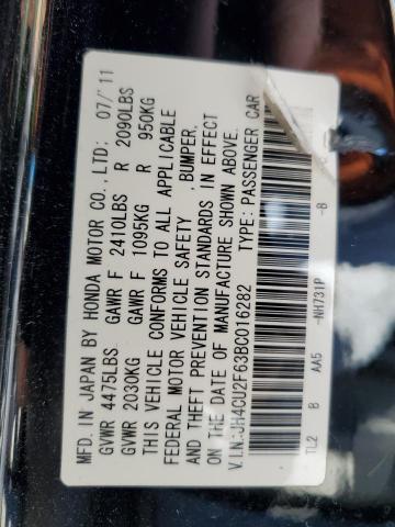 JH4CU2F63BC016282 Acura TSX