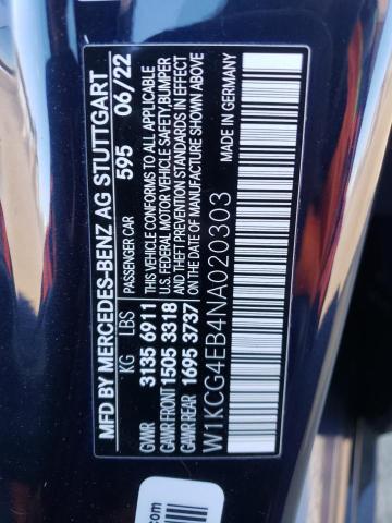 2022 MERCEDES-BENZ EQS 580 4M - W1KCG4EB4NA020303