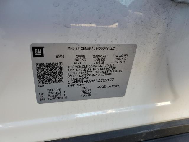 2020 CHEVROLET TRAVERSE L - 1GNERFKW5LJ313177