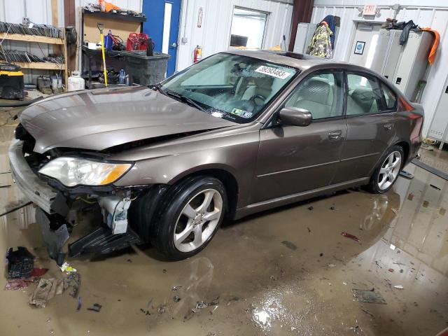 Salvage cars for sale from Copart West Mifflin, PA: 2009 Subaru Legacy 2.5
