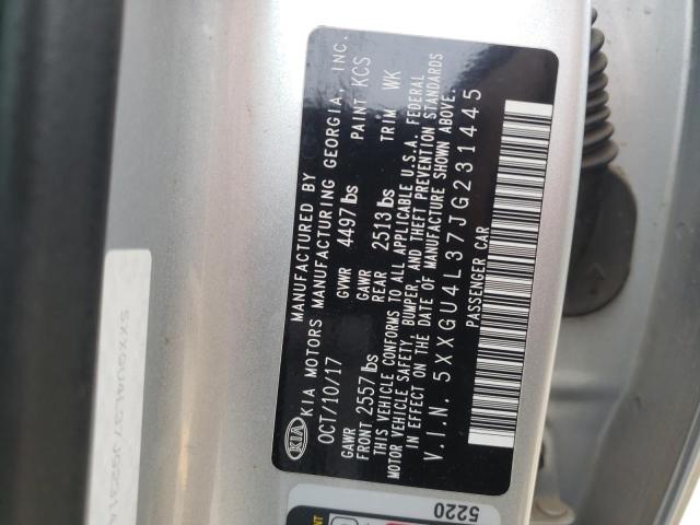 5XXGU4L37JG231445 KIA OPTIMA EX
