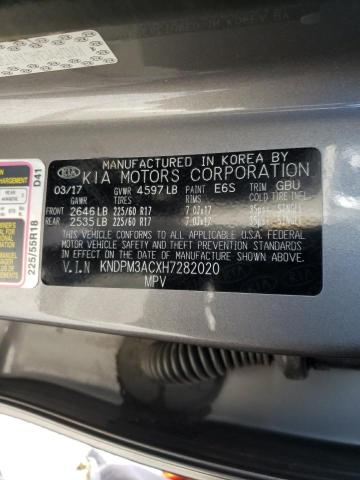 KNDPM3ACXH7282020 KIA Sportage Lx