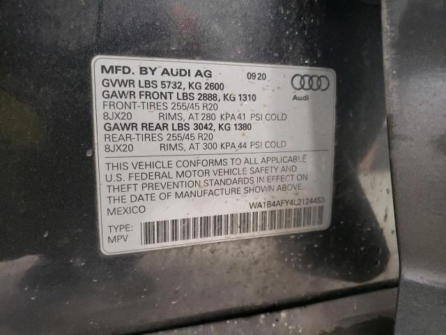 2020 AUDI SQ5 PREMIU WA1B4AFY4L2124453
