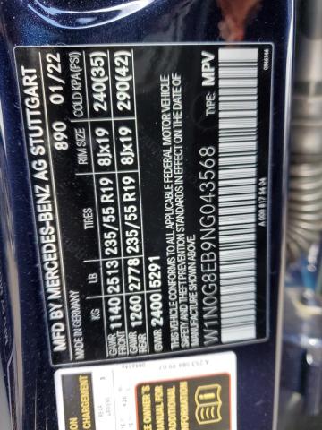 2022 MERCEDES-BENZ GLC 300 4M - W1N0G8EB9NG043568