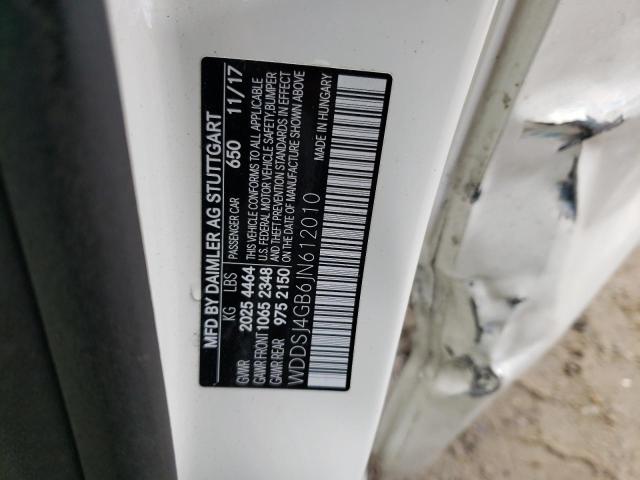 2018 MERCEDES-BENZ CLA 250 4M - WDDSJ4GB6JN612010