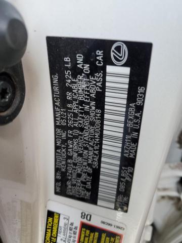 2021 LEXUS ES 300H LU 58AEA1C14MU008148