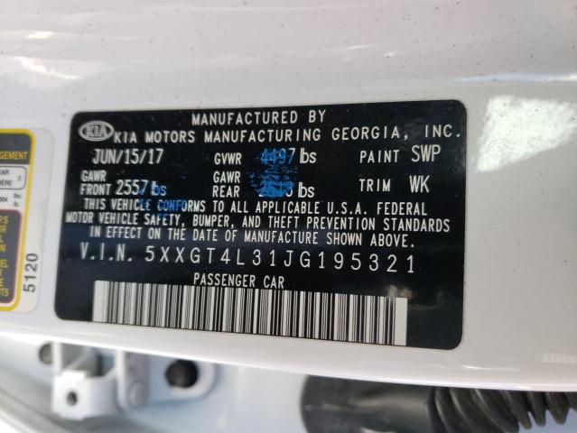 2018 KIA OPTIMA LX 5XXGT4L31JG195321
