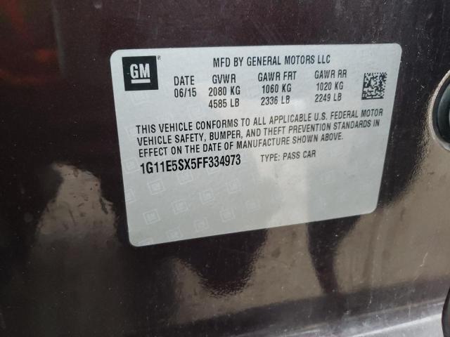 2015 CHEVROLET MALIBU 2LT - 1G11E5SX5FF334973