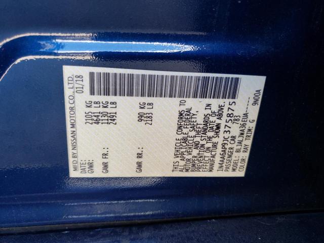 2018 NISSAN MAXIMA 3.5 - 1N4AA6AP9JC375875
