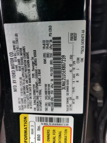 3LN6L2LU5ER807239 | 2014 LINCOLN MKZ HYBRID