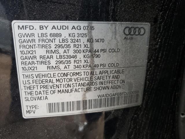 2015 AUDI Q7 PRESTIG - WA1DGAFE6FD033053