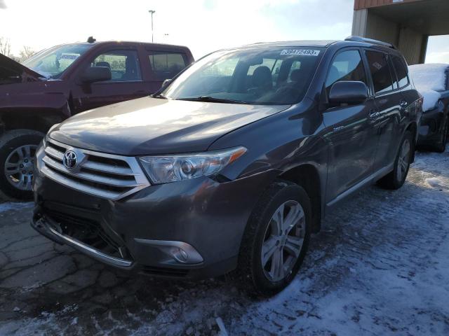 Toyota Highlander salvage cars for sale: 2012 Toyota Highlander Limited