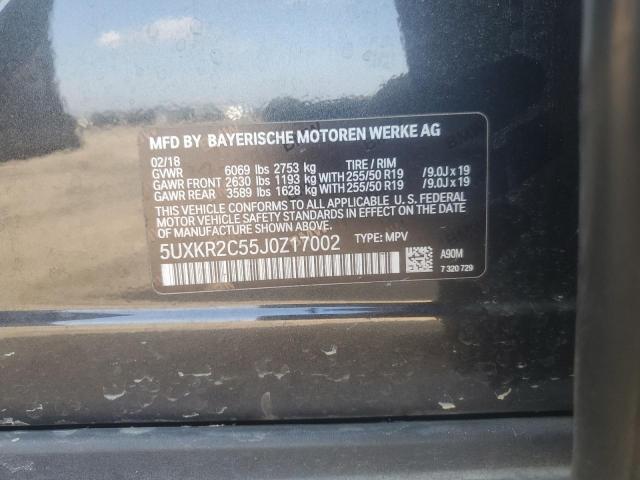 5UXKR2C55J0Z17002 BMW X5 Sdrive35i