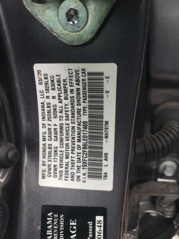 2020 HONDA CIVIC SPOR 19XFC2F86LE017469