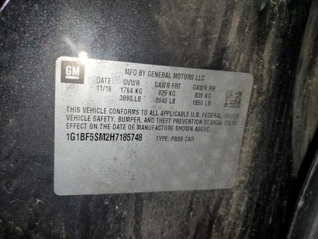 2017 CHEVROLET CRUZE PREM - 1G1BF5SM2H7185748