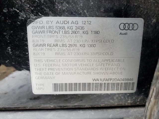 VIN WA1LFAFP2DA049846 2013 Audi Q5, Premium Plus no.13