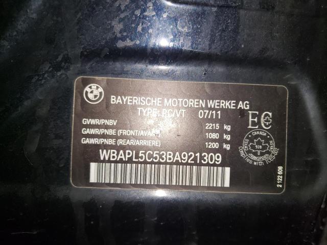 WBAPL5C53BA921309 BMW 335 XI
