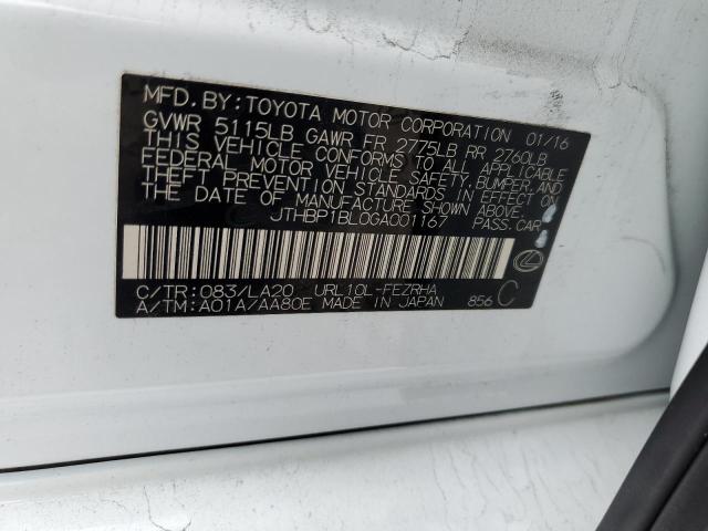 2016 LEXUS GS-F - JTHBP1BL0GA001167