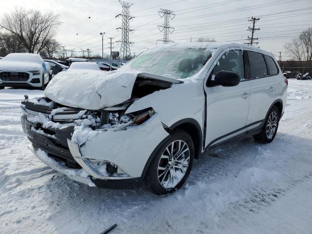 Mitsubishi Outlander salvage cars for sale: 2017 Mitsubishi Outlander ES